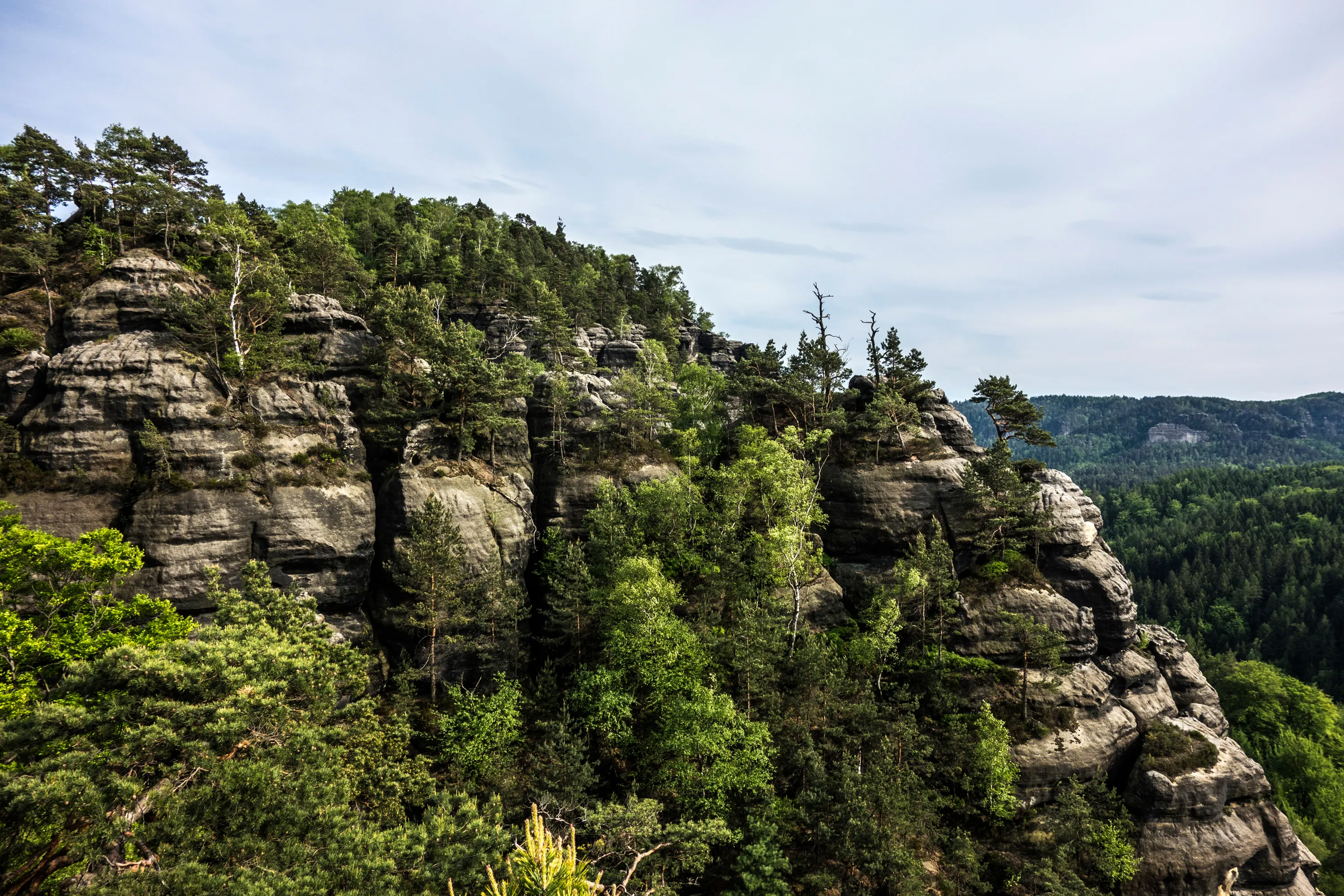 Boofen im Elbsandsteingebirge