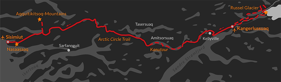 Karte 2 zu Arctic Circle Trail
