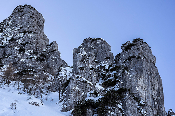 Gurnwandkopf-Nordostkante-Winter-Chiemgau