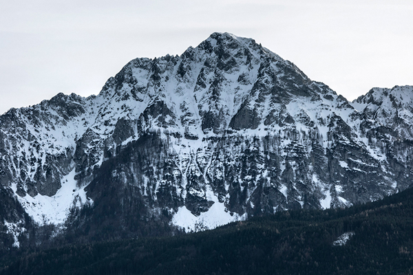 Hochstaufen-Nordwand-Winter-Chiemgau