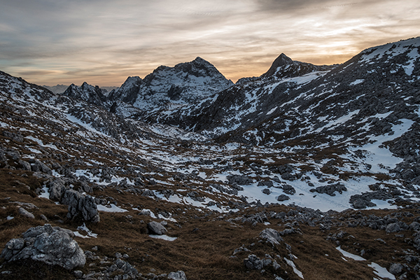 Hohes-Gerstfeld-Suedkamine-Berchtesgadener-Alpen