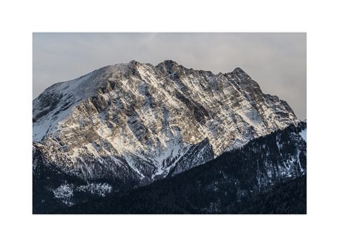 Die Watzmann Westwand im Winter