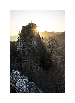 Sonnenaufgang am Engelstein in den Chiemgauer Alpen