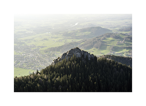 Tiefblick auf die Kindlwand und Nussdorf