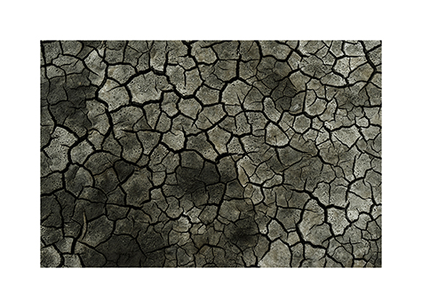 Trockener Erdboden am Itinneq in Groenland