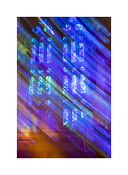 Sagrada Familia in Barcelona im Farbrausch