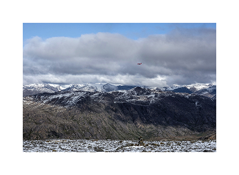 Ein AirGreenland-Flug auf dem Weg nach Sisimiut in Groenland
