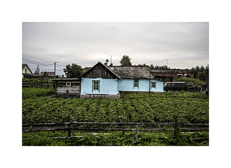 Ein Haus in Abez in Russland am Polarkreis