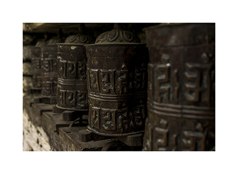 Gebetsmuehlen in Nepal