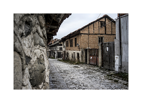 Die Altstadt von Bansko in Bulgarien