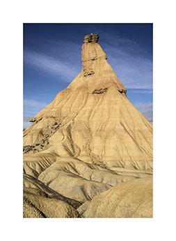 Castil de Tierra in den Bardenas Reales in Spanien