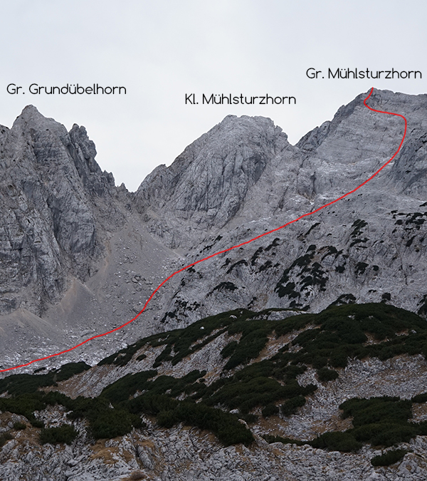 Großes-Muehlsturzhorn-Nordostgrat
