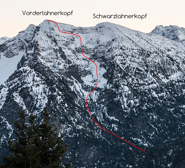 Vorderlahnerkopf-Nordflanke