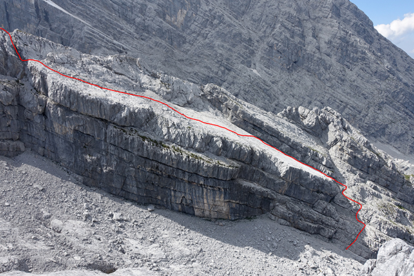 Watzmannjungfrau-Ostflanke-Unterer-Teil
