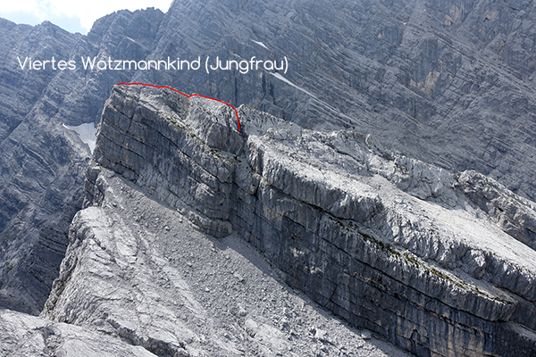 Watzmannjungfrau-Ostflanke-Unterer-Teil